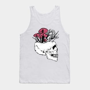 Fungi Skull Tank Top